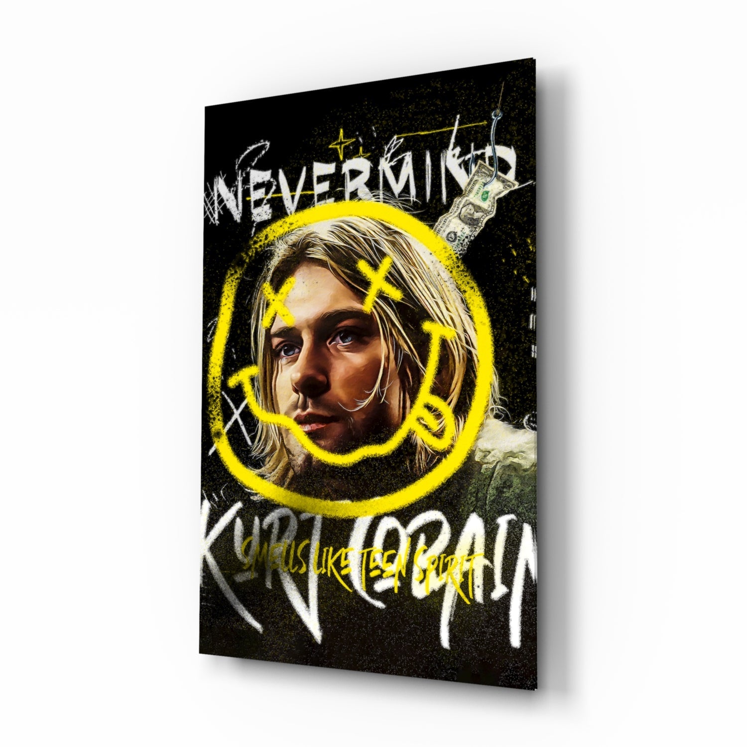 Kurt Cobain Cam Tablo || Tasarımcı Koleksiyonu