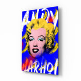 Andy Warhol ve Marilyn Monroe Cam Tablo || Tasarımcı Koleksiyonu
