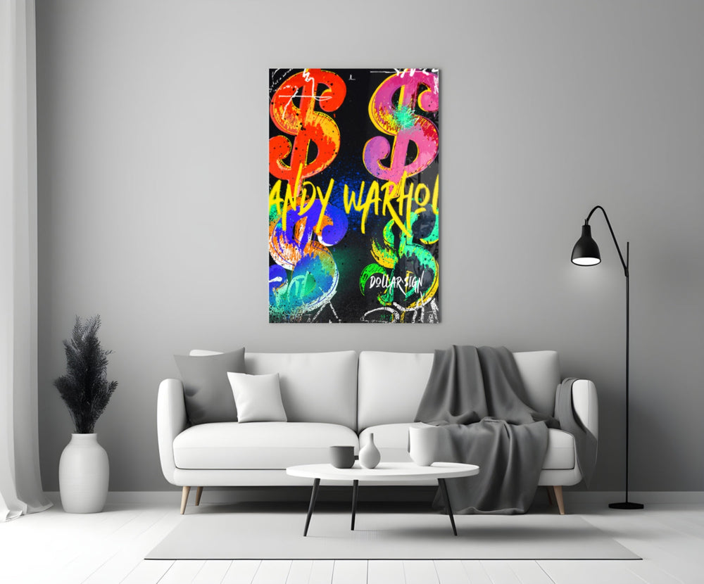 Pop Sanat Efsanesi Cam Tablo || Tasarımcı Koleksiyonu