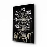 Banksy Basquiat Cam Tablo || Tasarımcı Koleksiyonu