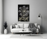 Banksy Basquiat Cam Tablo || Tasarımcı Koleksiyonu