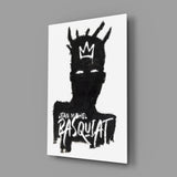 Jean-Michel Basquiat'nın tarzı Cam Tablo || Tasarımcı Koleksiyonu