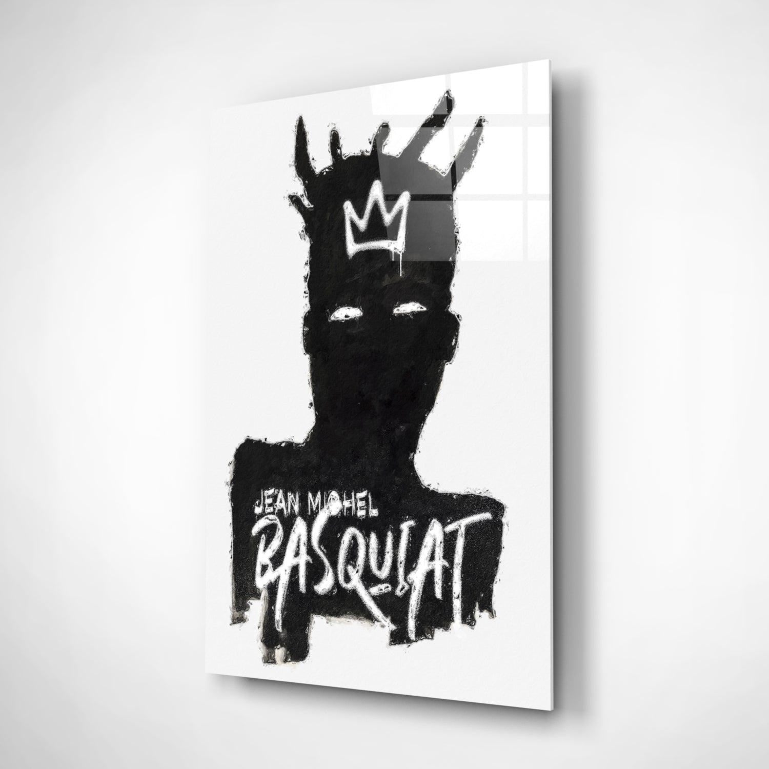 Jean-Michel Basquiat'nın tarzı Cam Tablo || Tasarımcı Koleksiyonu