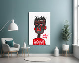 Jean-Michel Basquiat'nın tarzı Cam Tablo || Tasarımcı Koleksiyonu