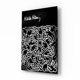 Keith Haring'in tarzı Cam Tablo || Tasarımcı Koleksiyonu