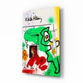 Keith Haring'in tarzı Cam Tablo || Tasarımcı Koleksiyonu