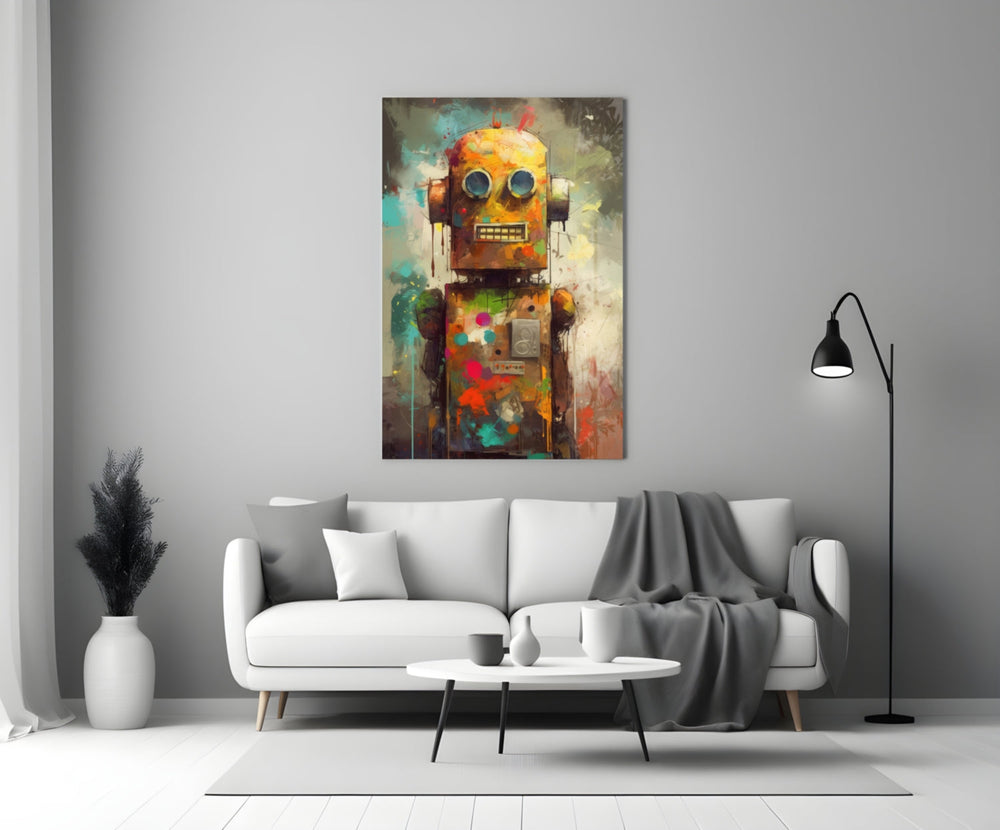 Robocute Cam Tablo || Tasarımcı Koleksiyonu