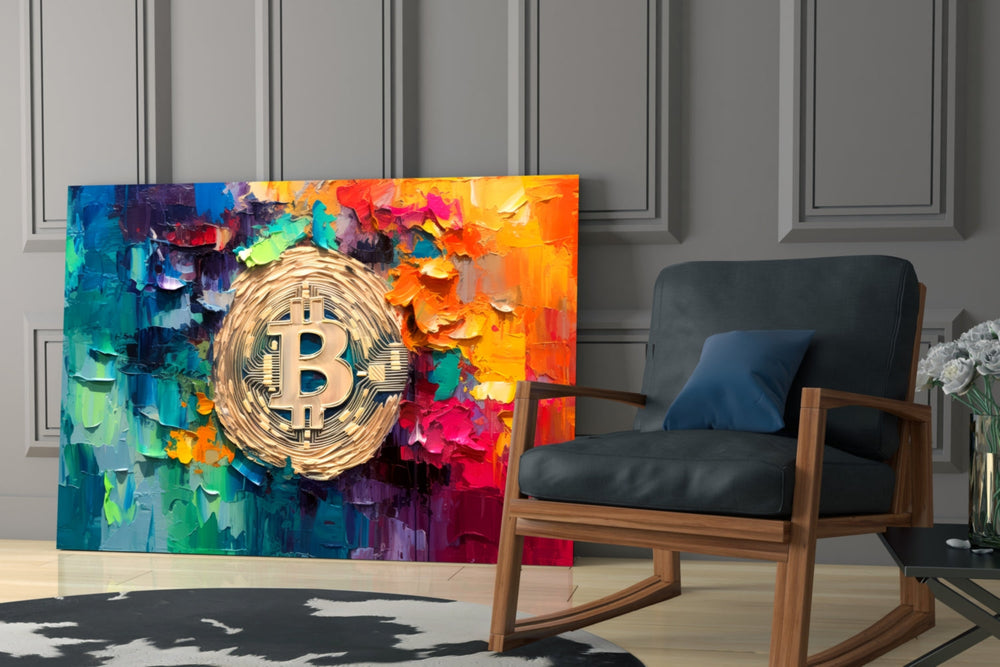 Bitcoin Cam Tablo || Tasarımcı Koleksiyonu