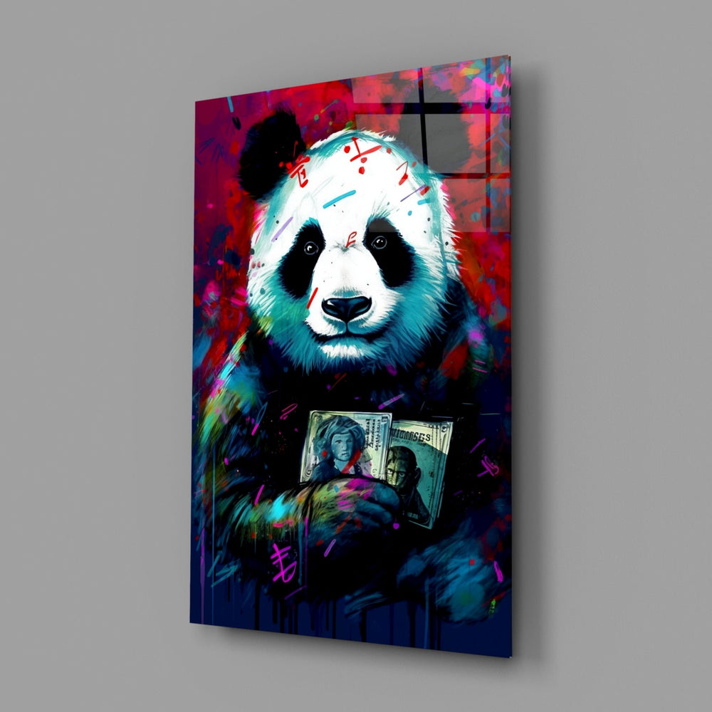 Kitapsever Panda Cam Tablo || Tasarımcı Koleksiyonu