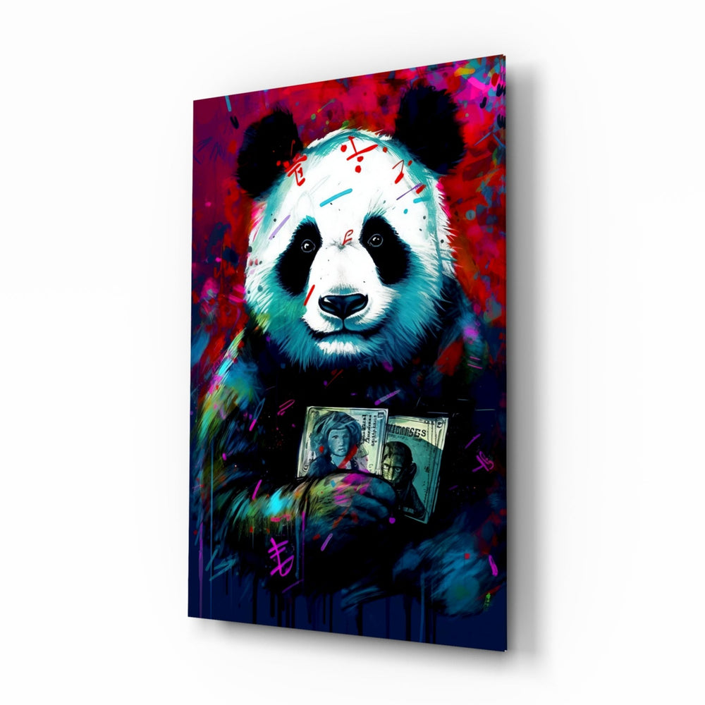 Kitapsever Panda Cam Tablo || Tasarımcı Koleksiyonu