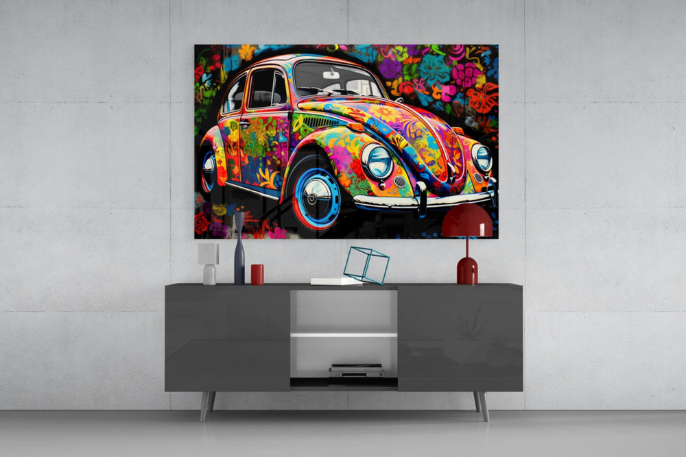 Çiçek açan VW Cam Tablo || Tasarımcı Koleksiyonu