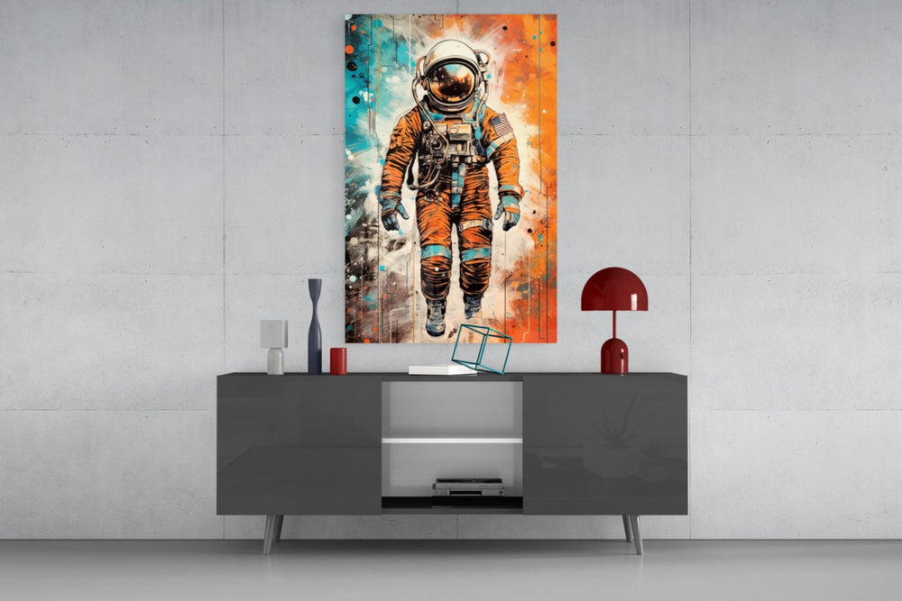 Astronot Cam Tablo || Tasarımcı Koleksiyonu