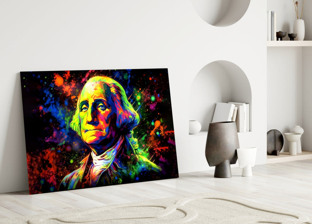 Benjamin Franklin Cam Tablo || Tasarımcı Koleksiyonu