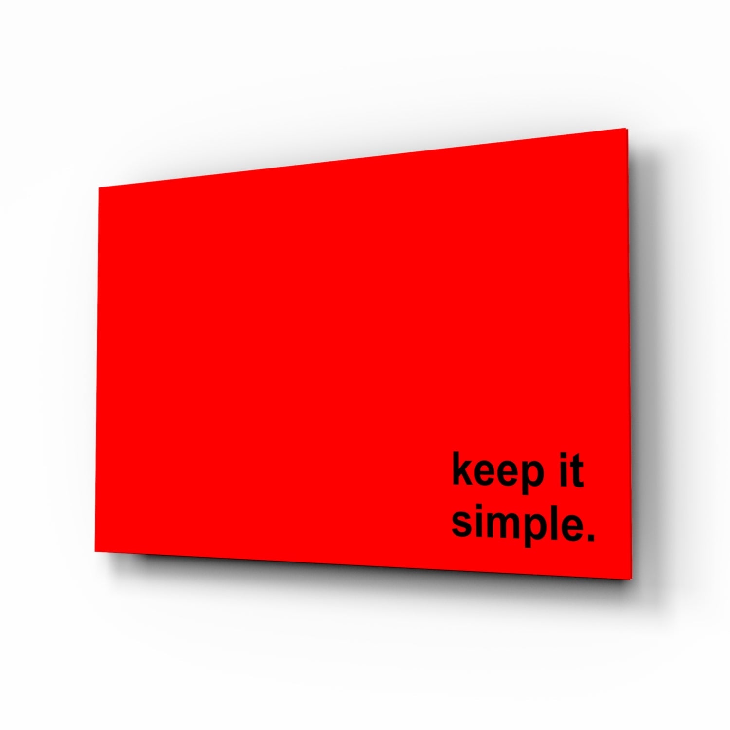 Basit Cam Tablo || Tasarımcı Koleksiyonu