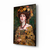 Klimt Tarzı Cam Tablo || Tasarımcı Koleksiyonu
