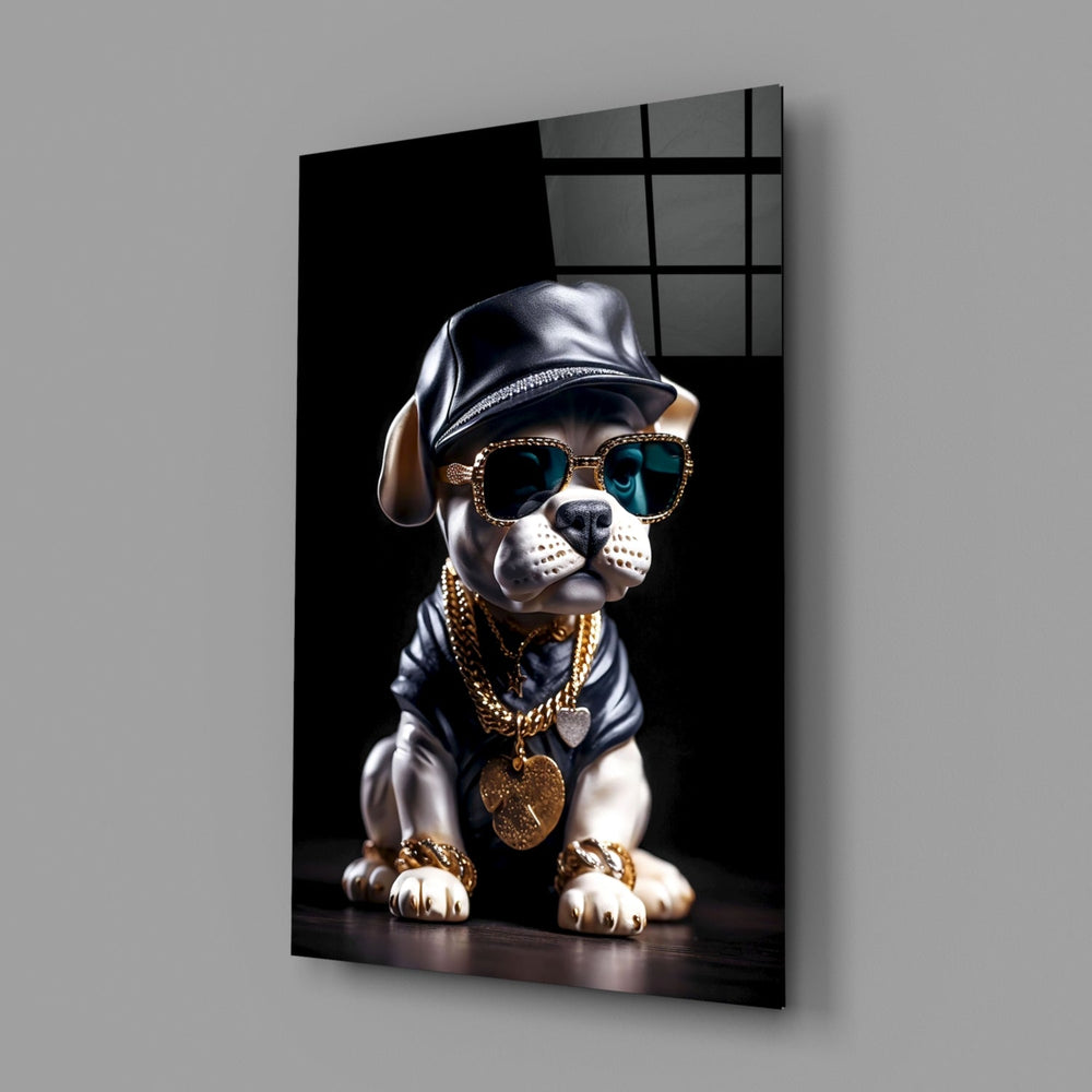 Yavru Köpek Vogue Cam Tablo || Tasarımcı Koleksiyonu