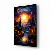Ay ışığı Cam Tablo || Tasarımcı Koleksiyonu