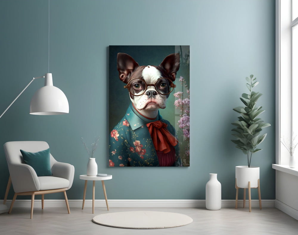 Köpek Vogue Cam Tablo || Tasarımcı Koleksiyonu