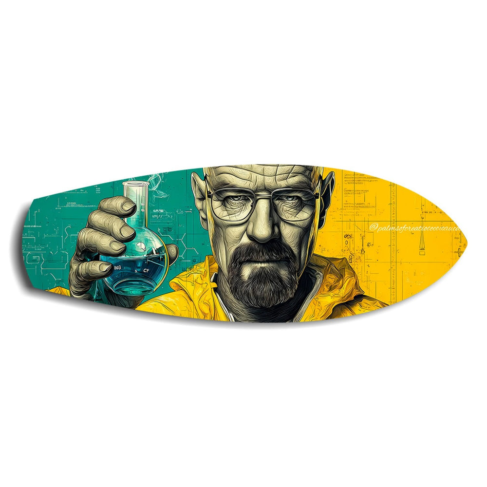 Kimyager Pop Art Cam Tablo.