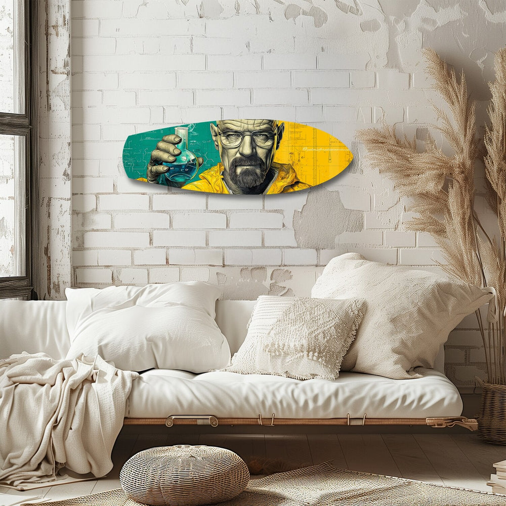 Kimyager Pop Art Cam Tablo.