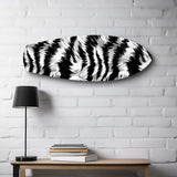 Zebra Çizgili Cam Tablo.