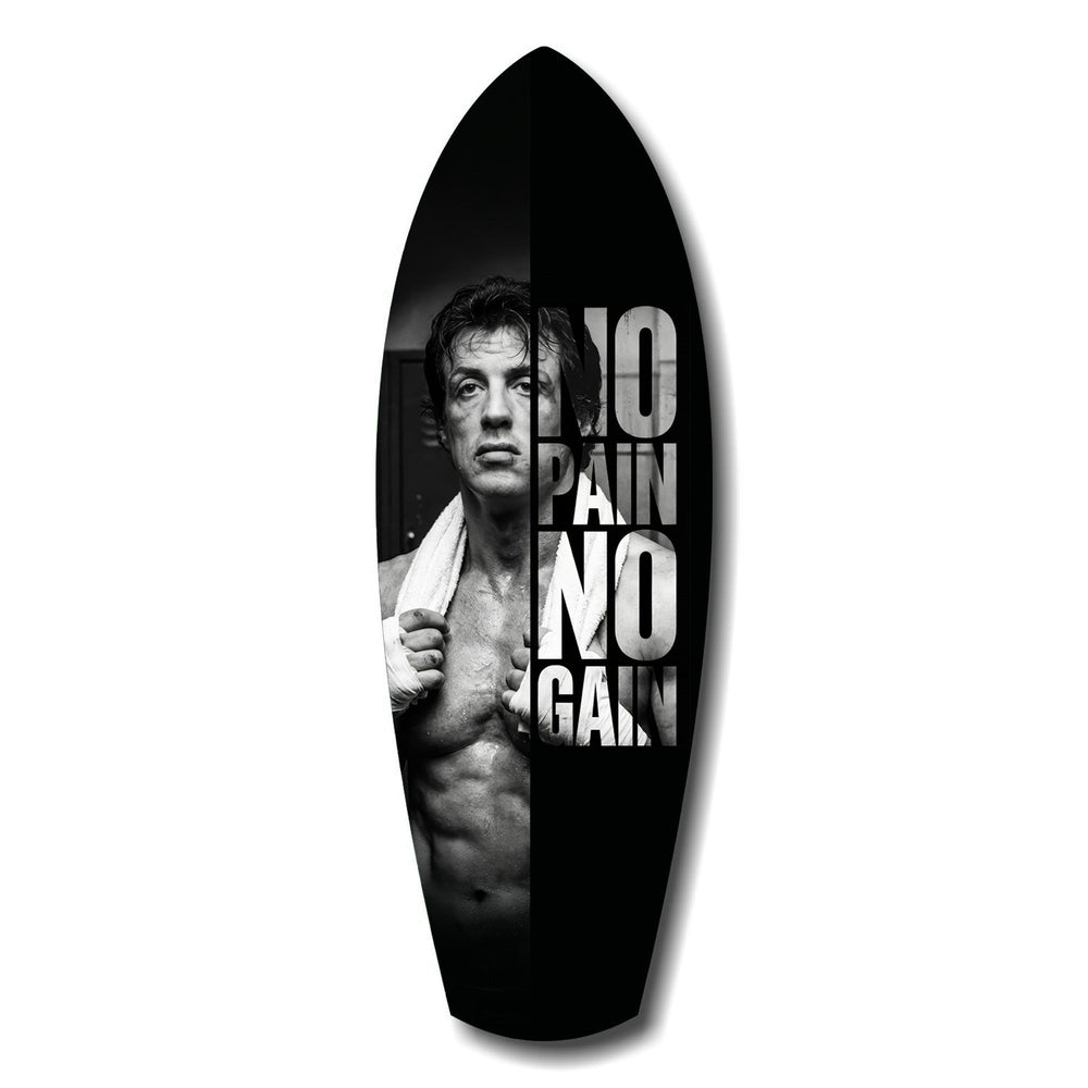 No Pain No Gain Boksör Motivasyon Cam Tablo.