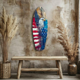 Amerikan Kartalı Cam Tablo.