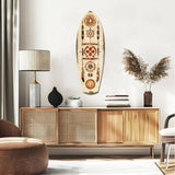 Aztek Desenleri Cam Tablo.