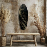 Altın Dalgalar Cam Tablo.