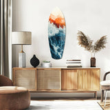 Okyanusta Gün Batımı Cam Tablo.