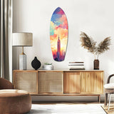 Altın Manzara Cam Tablo.