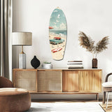 Deniz Kenarı V2 Cam Tablo.