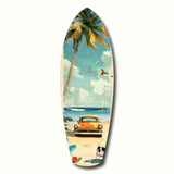 Deniz Kenarı V4 Cam Tablo.