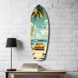 Deniz Kenarı V4 Cam Tablo.