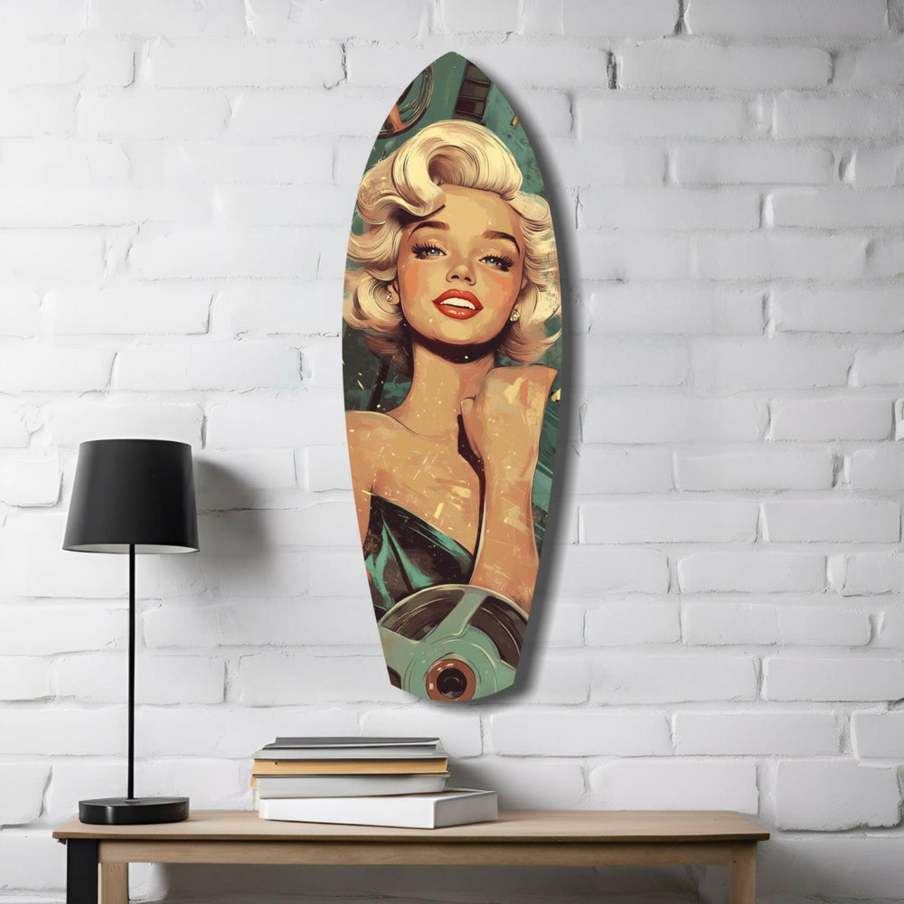 Beyazperde Divası Cam Tablo