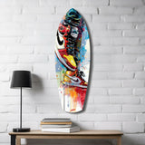 Spor Ayakkabı Cam Tablo.