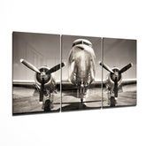 Plane Mega Glass Wall Art.