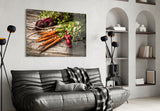 Havuç ve Turp Cam Tablo
