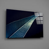 Yeşil Yaprak Cam Tablo