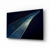 Yeşil Yaprak Cam Tablo