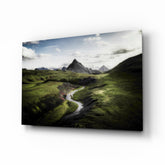 Yeşil Vadi Cam Tablo