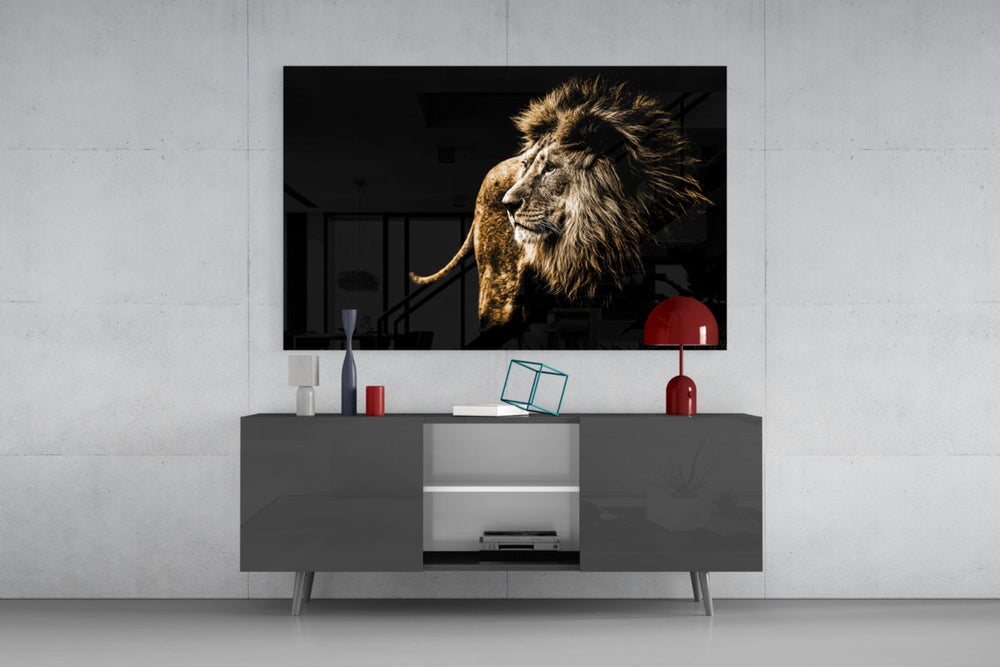 Aslan Cam Tablo