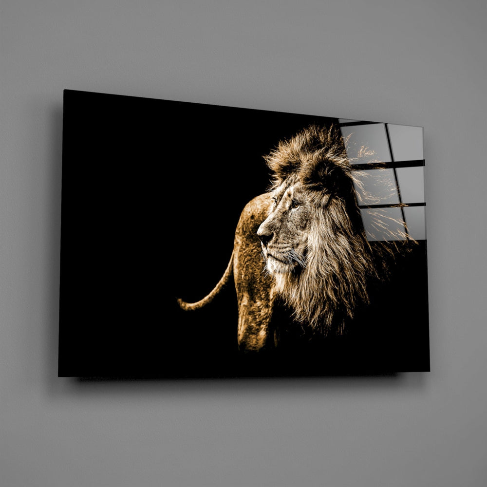 Aslan Cam Tablo