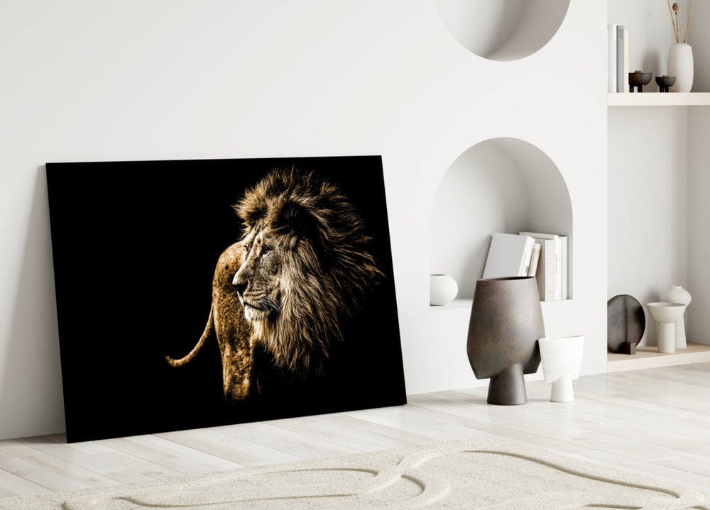 Aslan Cam Tablo
