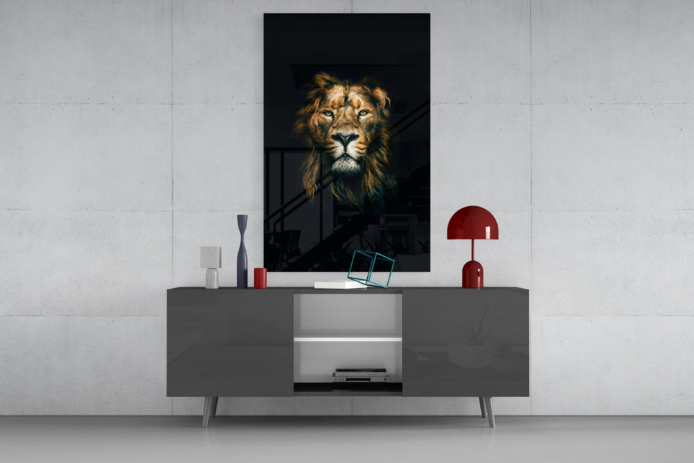 Aslan Cam Tablo