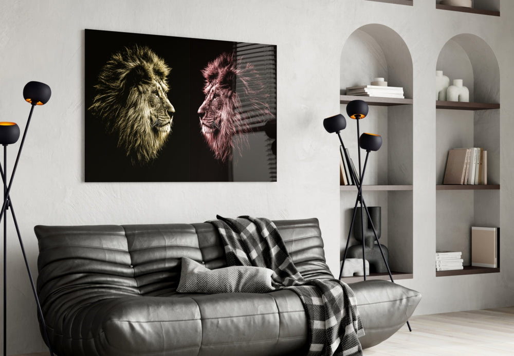 Aslan Cam Tablo