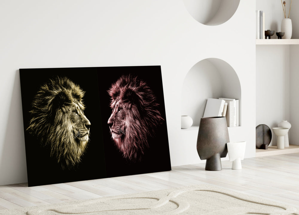 Aslan Cam Tablo