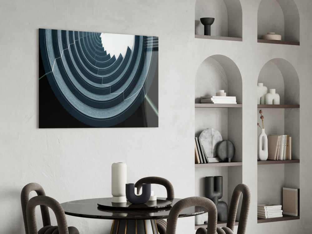 Geometrik Yapılar Cam Tablo