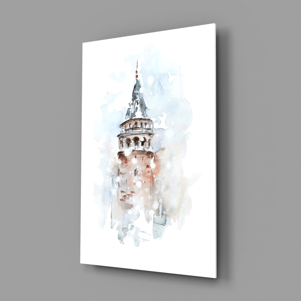 Galata Kulesi Cam Tablo