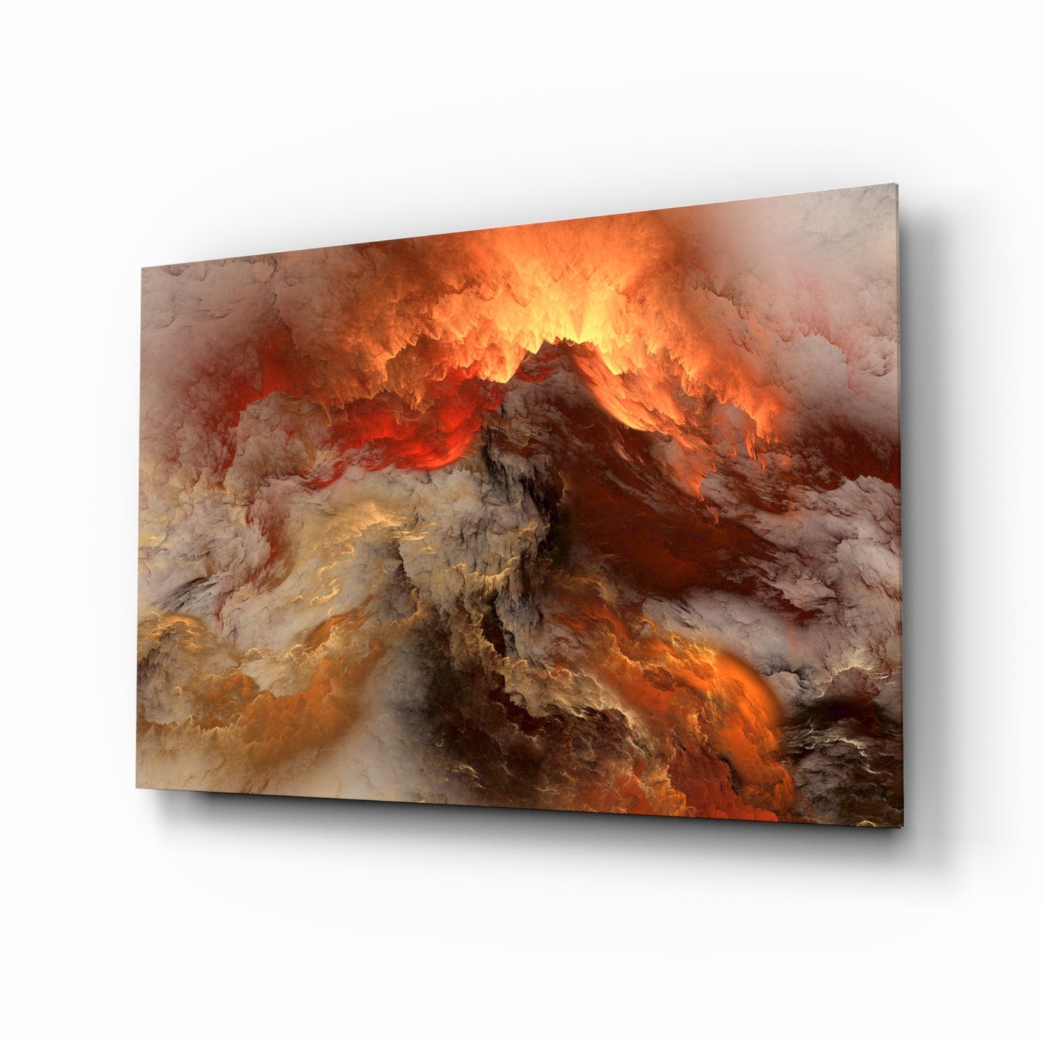 Kızıl Kıyamet Cam Tablo